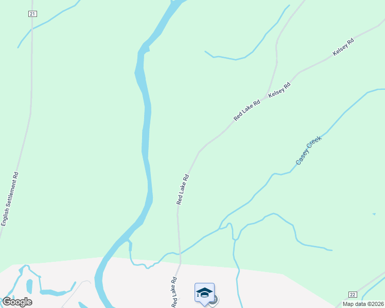 map of restaurants, bars, coffee shops, grocery stores, and more near 38627 Red Lake Road in Theresa