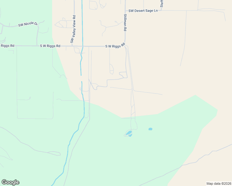 map of restaurants, bars, coffee shops, grocery stores, and more near 9544 South W Riggs Road in Powell Butte