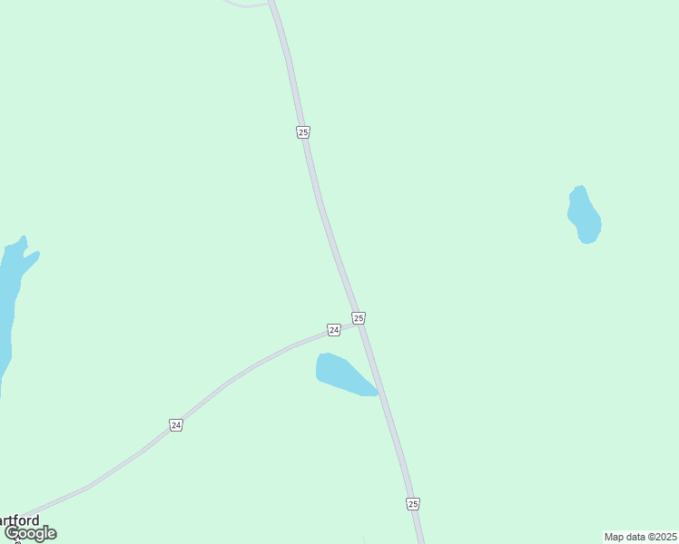 map of restaurants, bars, coffee shops, grocery stores, and more near 5230 County Road 25 in Northumberland County