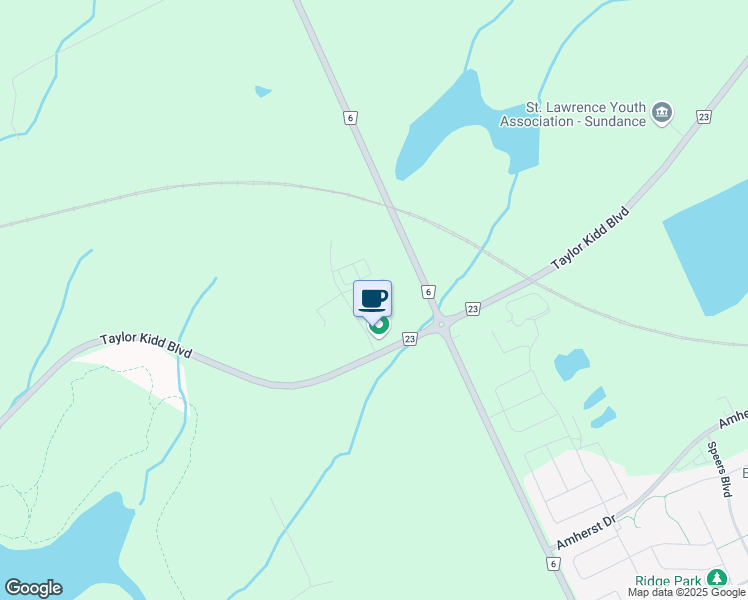 map of restaurants, bars, coffee shops, grocery stores, and more near 82 Jack Davey Drive in Lennox and Addington County