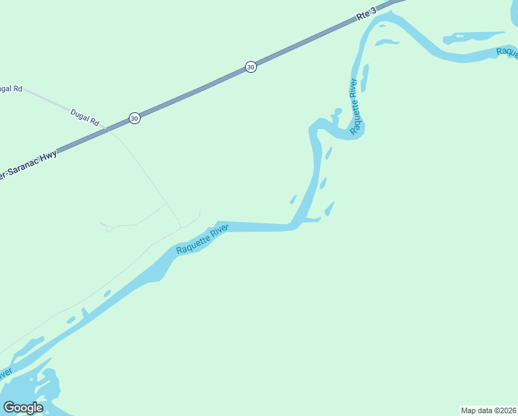 map of restaurants, bars, coffee shops, grocery stores, and more near 8 Dugal Road in Tupper Lake