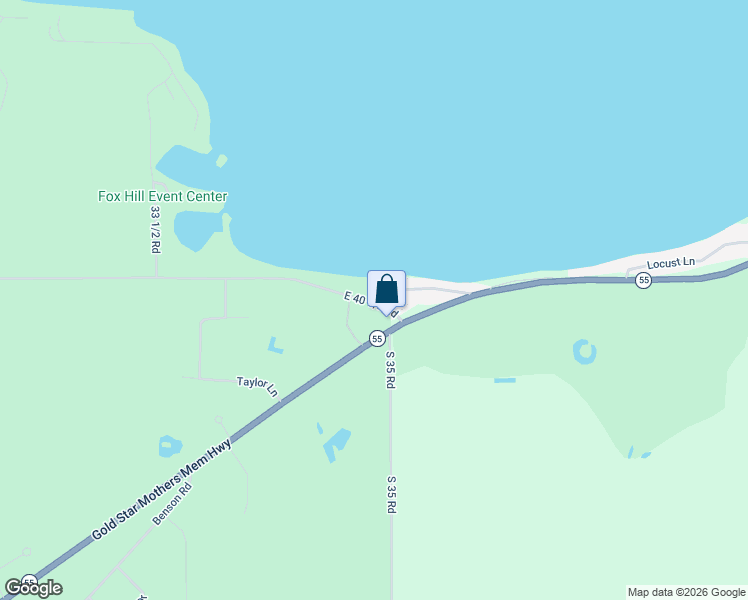map of restaurants, bars, coffee shops, grocery stores, and more near 1501 South Lake Mitchell Drive in Cadillac
