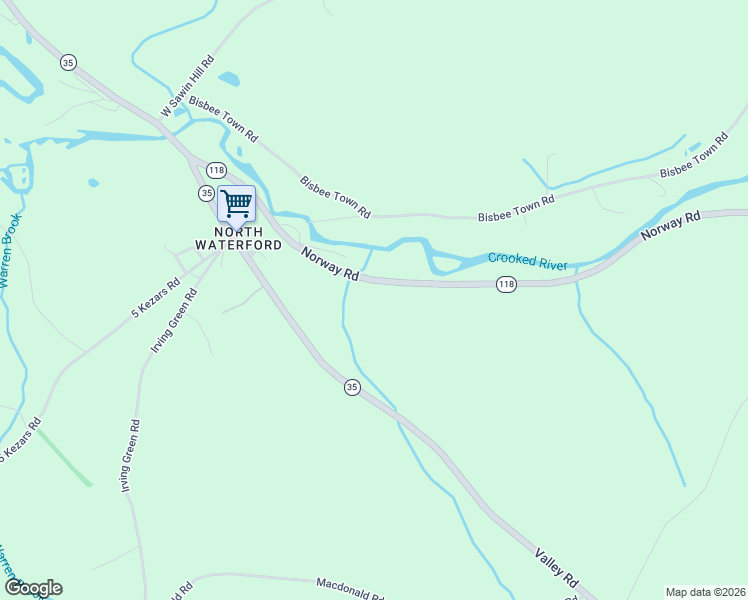 map of restaurants, bars, coffee shops, grocery stores, and more near 64 Norway Road in Waterford