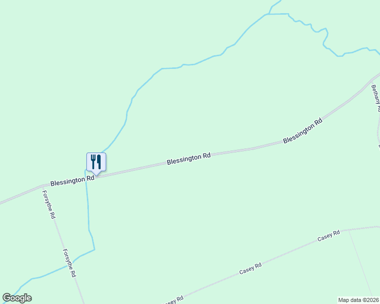 map of restaurants, bars, coffee shops, grocery stores, and more near 479 Blessington Road in Belleville