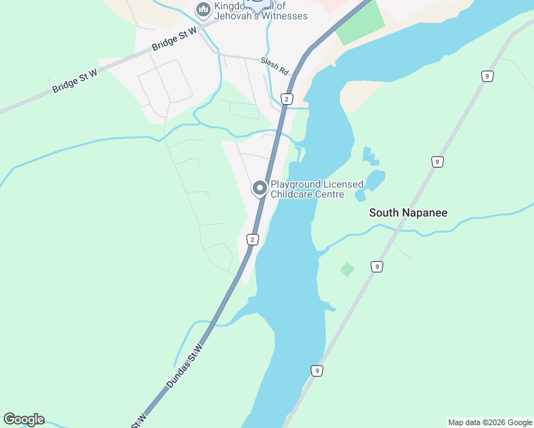 map of restaurants, bars, coffee shops, grocery stores, and more near 442 Dundas Street West in Napanee