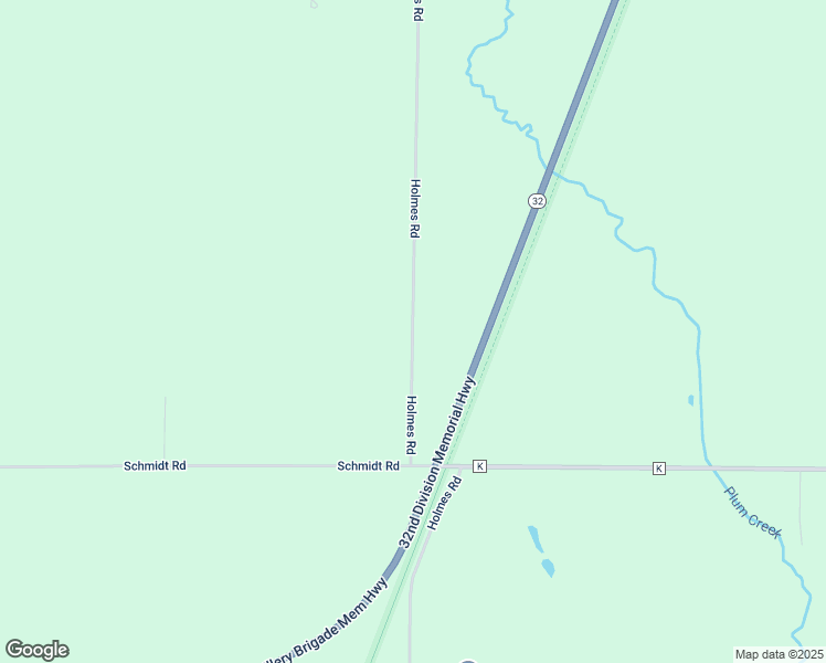 map of restaurants, bars, coffee shops, grocery stores, and more near 9394 Holmes Road in Brillion