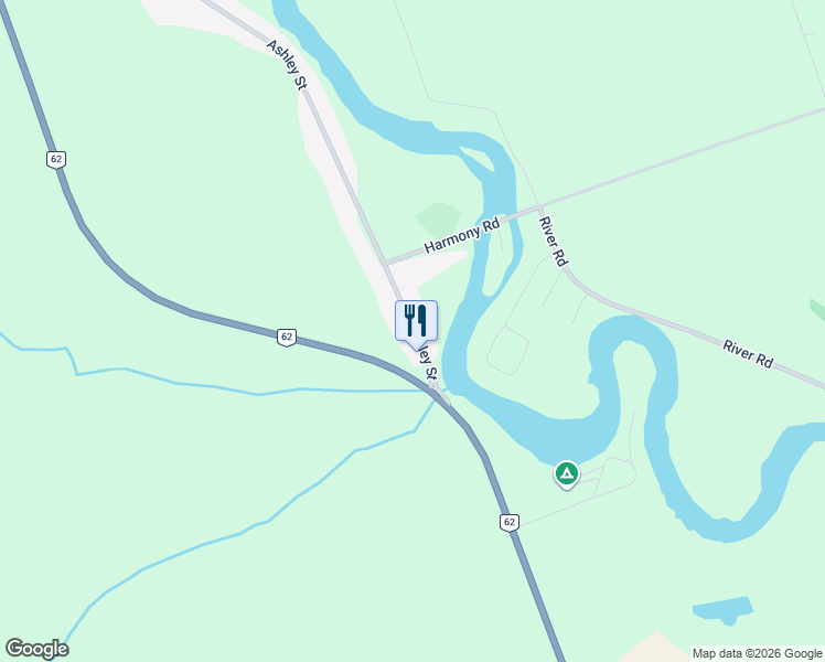 map of restaurants, bars, coffee shops, grocery stores, and more near 41 Ashley Street in Belleville