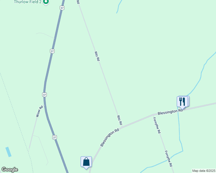 map of restaurants, bars, coffee shops, grocery stores, and more near 256 Ritz Rd in Corbyville