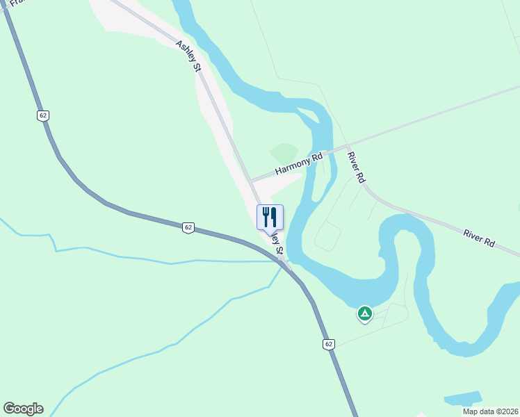 map of restaurants, bars, coffee shops, grocery stores, and more near 41 Ashley Street in Belleville