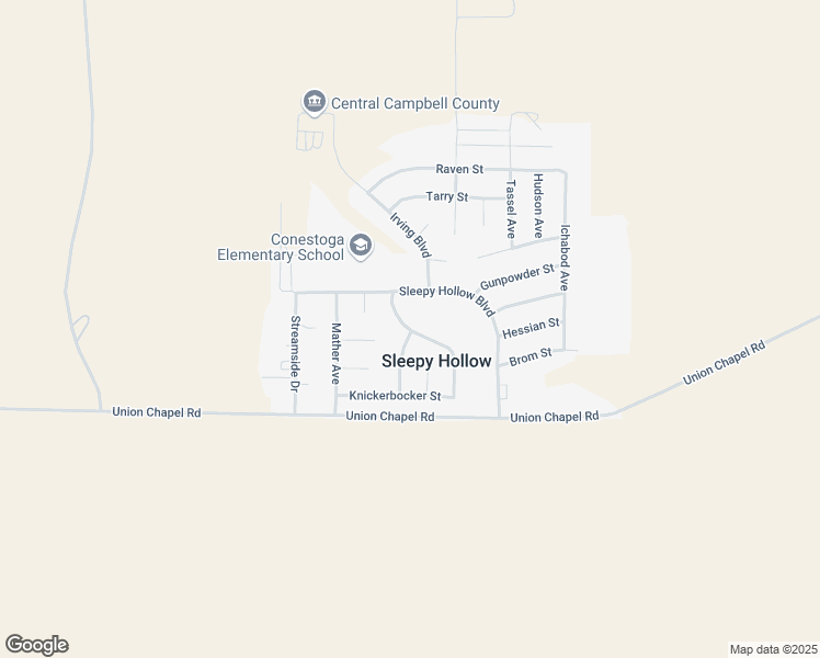 map of restaurants, bars, coffee shops, grocery stores, and more near 6909 Greensburgh Avenue in Gillette