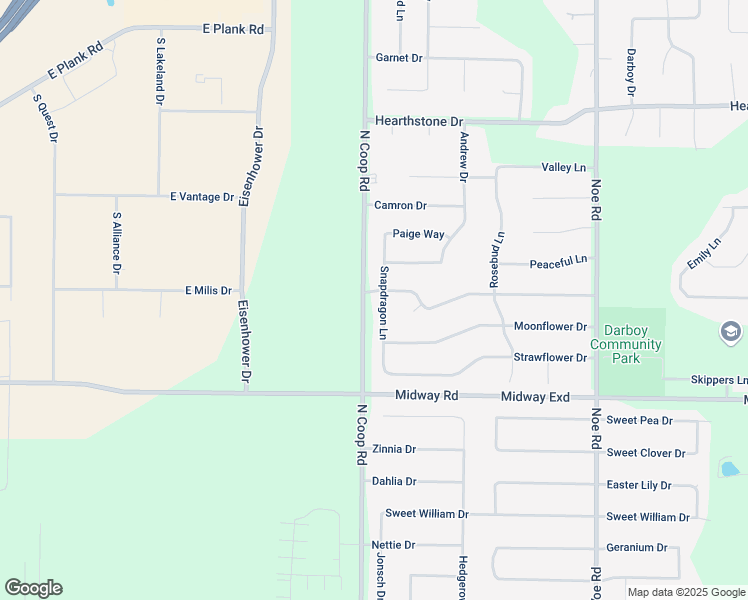 map of restaurants, bars, coffee shops, grocery stores, and more near N9393 Snapdragon Lane in Appleton