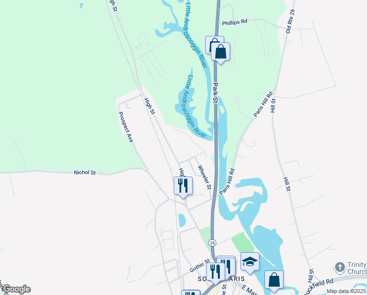 map of restaurants, bars, coffee shops, grocery stores, and more near 8 Paris Promenade in Paris