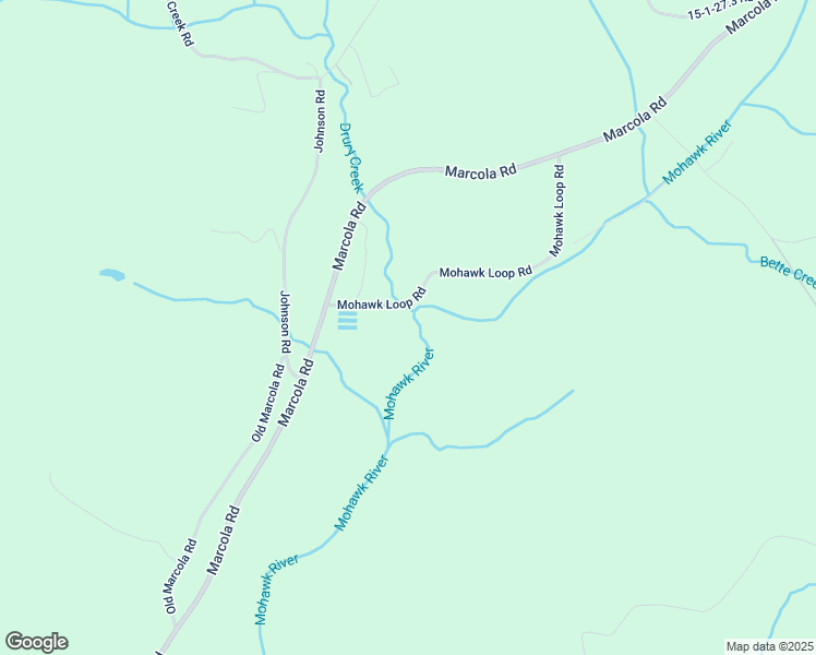 map of restaurants, bars, coffee shops, grocery stores, and more near 39472 Mohawk Loop Road in Marcola