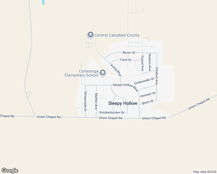 map of restaurants, bars, coffee shops, grocery stores, and more near 6809 Andre Court in Gillette