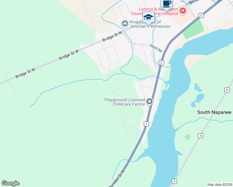 map of restaurants, bars, coffee shops, grocery stores, and more near in Greater Napanee