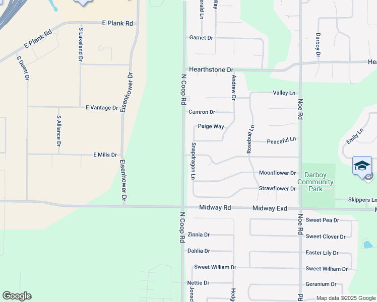 map of restaurants, bars, coffee shops, grocery stores, and more near N9393 Snapdragon Lane in Appleton