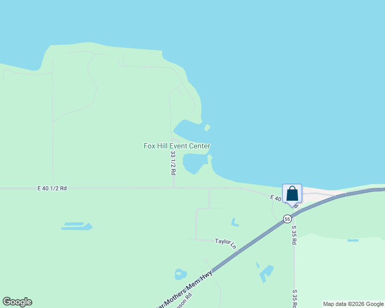 map of restaurants, bars, coffee shops, grocery stores, and more near 244 Frankie Lane in Cadillac