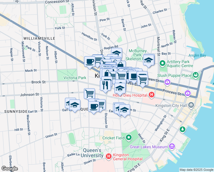 Map Of Kingston Ontario Streets 148 Division Street, Kingston On - Walk Score