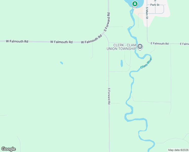 map of restaurants, bars, coffee shops, grocery stores, and more near 7232-7998 South Forward Road in McBain