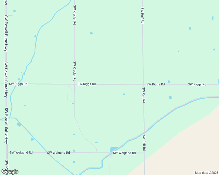 map of restaurants, bars, coffee shops, grocery stores, and more near 14724 Southwest Riggs Road in Powell Butte