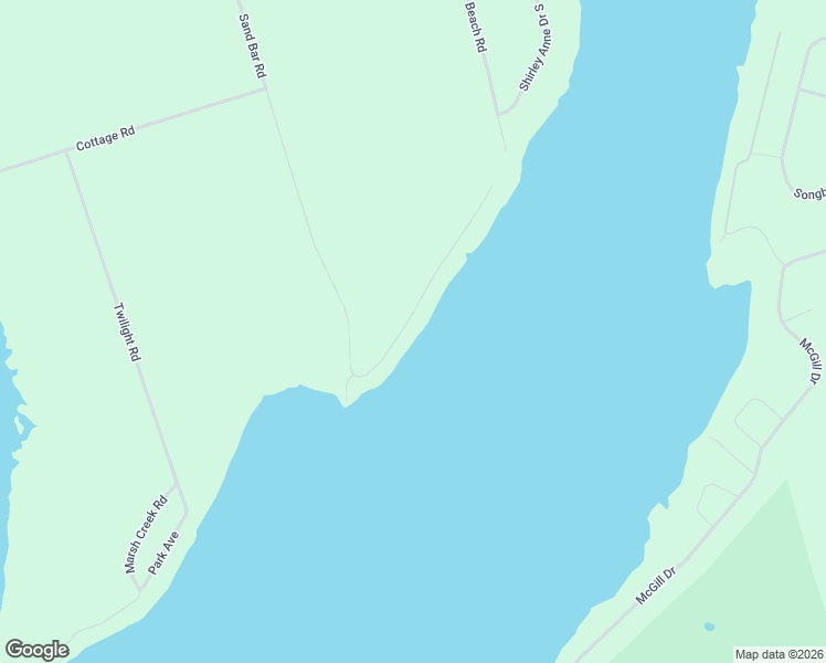 map of restaurants, bars, coffee shops, grocery stores, and more near 44 Beach Road in Little Britain