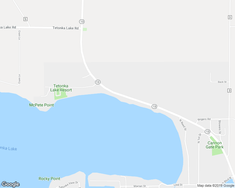 map of restaurants, bars, coffee shops, grocery stores, and more near 1490 Highway 13 in Waterville