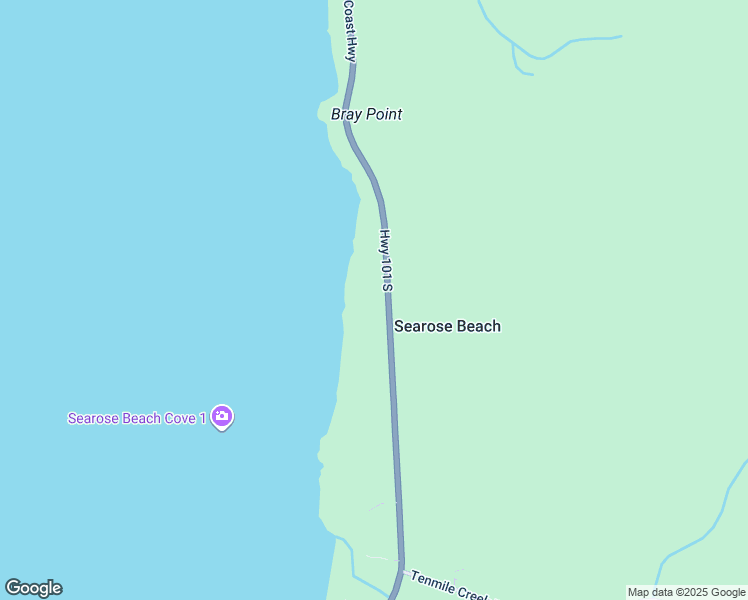 map of restaurants, bars, coffee shops, grocery stores, and more near 95590 U.S. 101 in Yachats