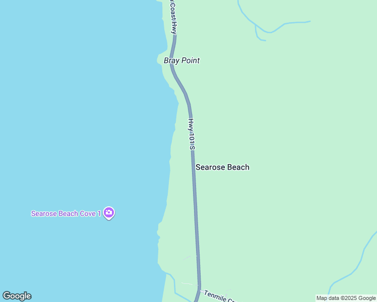 map of restaurants, bars, coffee shops, grocery stores, and more near 95590 U.S. 101 in Yachats