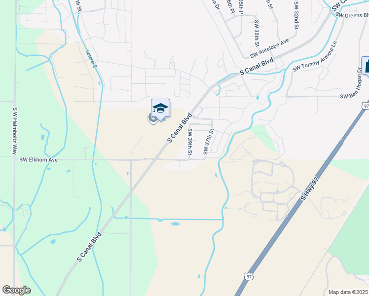 map of restaurants, bars, coffee shops, grocery stores, and more near 4561 Southwest 39th Street in Redmond