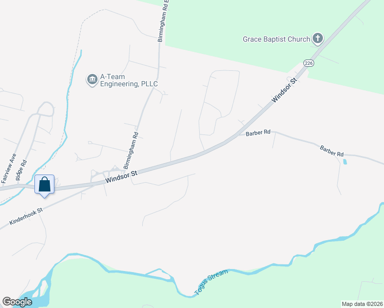 map of restaurants, bars, coffee shops, grocery stores, and more near 44 Windsor Street in Randolph