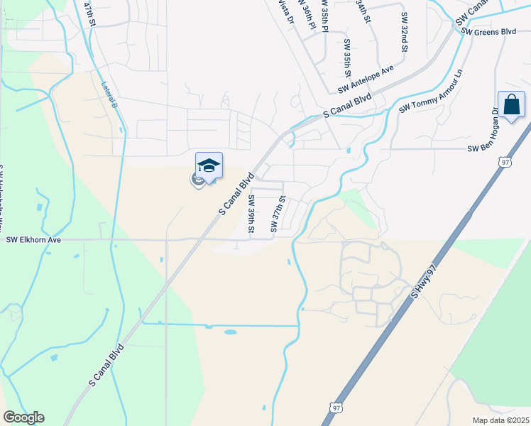 map of restaurants, bars, coffee shops, grocery stores, and more near 4561 Southwest 39th Street in Redmond
