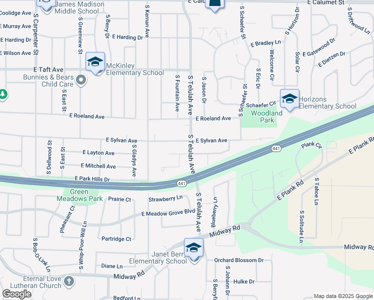 map of restaurants, bars, coffee shops, grocery stores, and more near 1558 Moon Beam Trail in Appleton