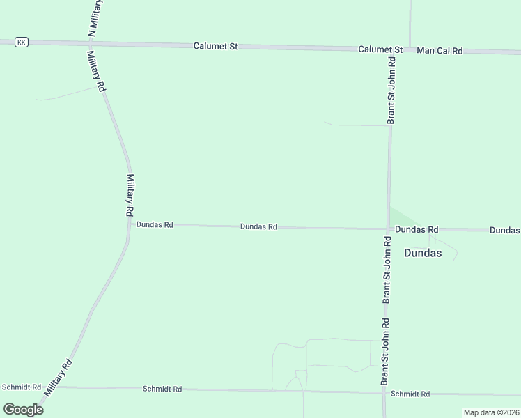 map of restaurants, bars, coffee shops, grocery stores, and more near W3448 Dundas Road in Kaukauna