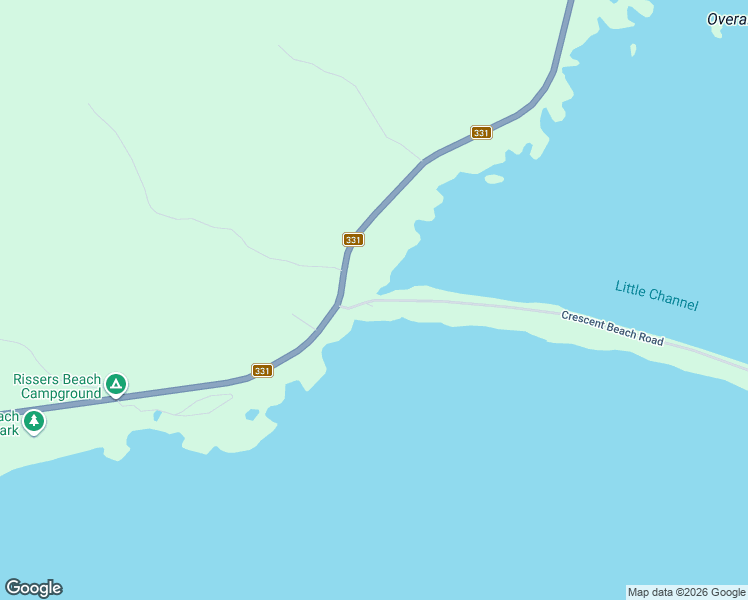 map of restaurants, bars, coffee shops, grocery stores, and more near Crescent Beach Road in Pleasantville