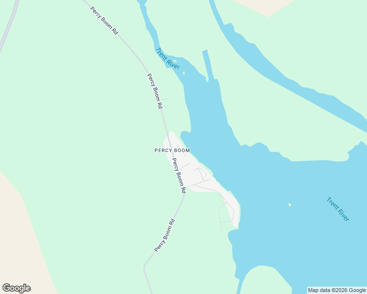 map of restaurants, bars, coffee shops, grocery stores, and more near 407 Percy Boom Road in Campbellford