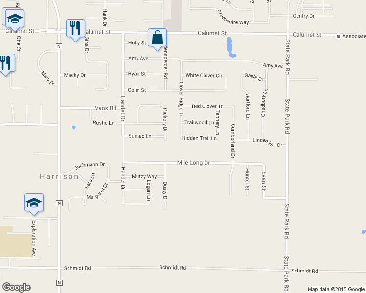 map of restaurants, bars, coffee shops, grocery stores, and more near W5479 Hidden Trail Lane in Appleton