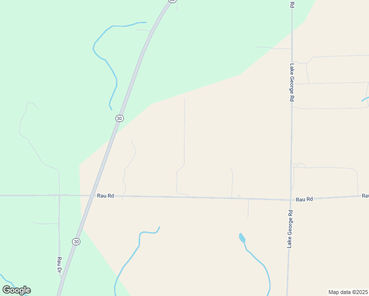 map of restaurants, bars, coffee shops, grocery stores, and more near Sunset Drive in Ogemaw County
