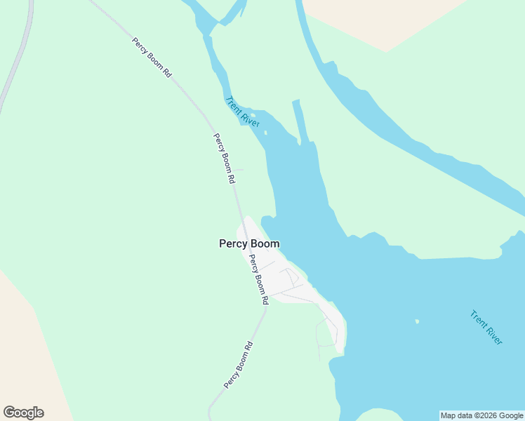 map of restaurants, bars, coffee shops, grocery stores, and more near 407 Percy Boom Road in Campbellford