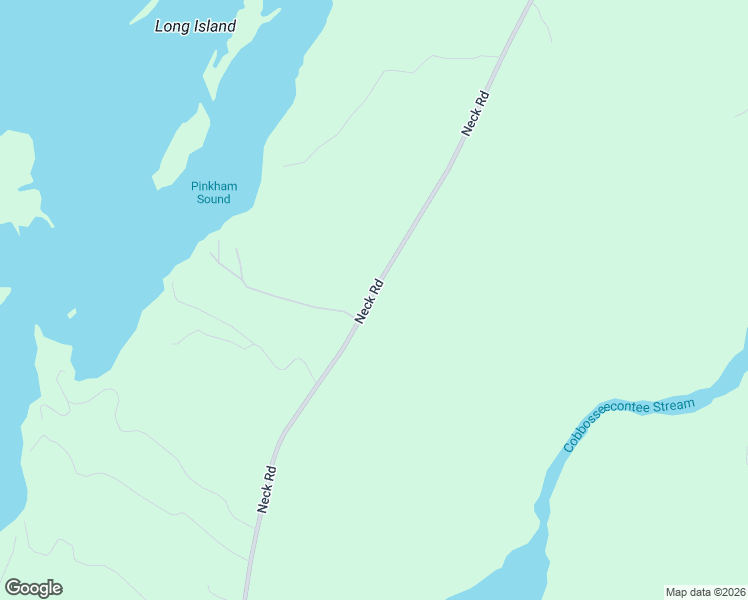 map of restaurants, bars, coffee shops, grocery stores, and more near 510 Neck Road in West Gardiner