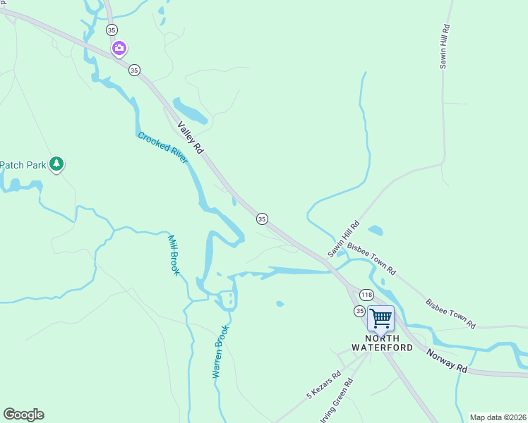 map of restaurants, bars, coffee shops, grocery stores, and more near 1047 Valley Road in Waterford