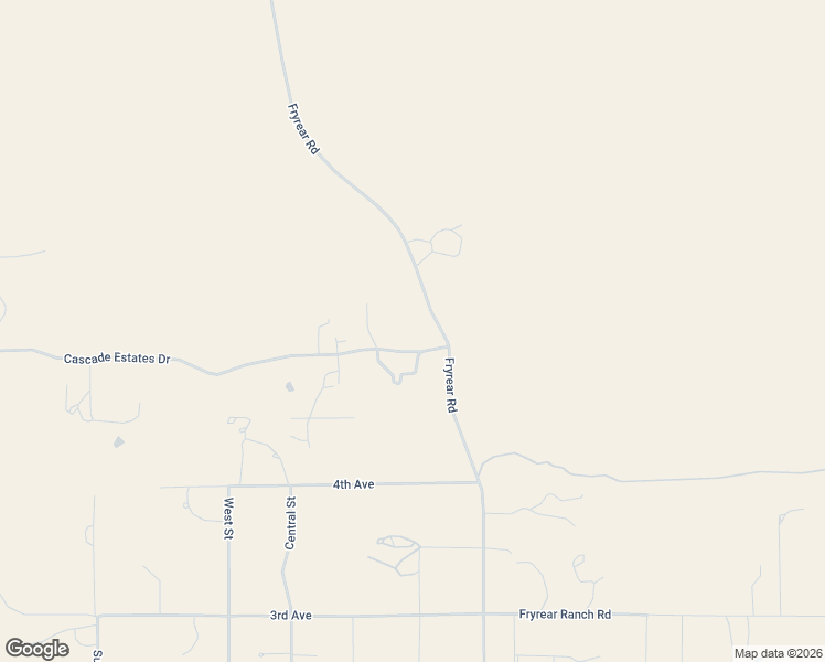 map of restaurants, bars, coffee shops, grocery stores, and more near 67347 Fryrear Road in Bend
