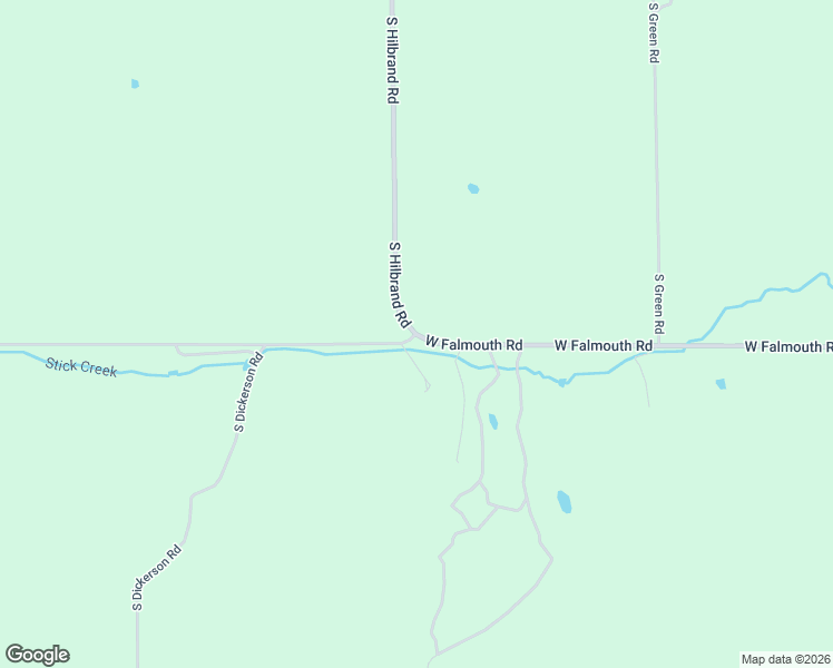map of restaurants, bars, coffee shops, grocery stores, and more near 10055 West Falmouth Road in McBain