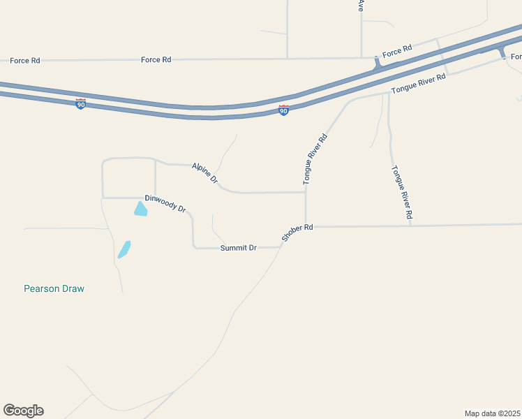 map of restaurants, bars, coffee shops, grocery stores, and more near 13 Alpine Drive in Gillette