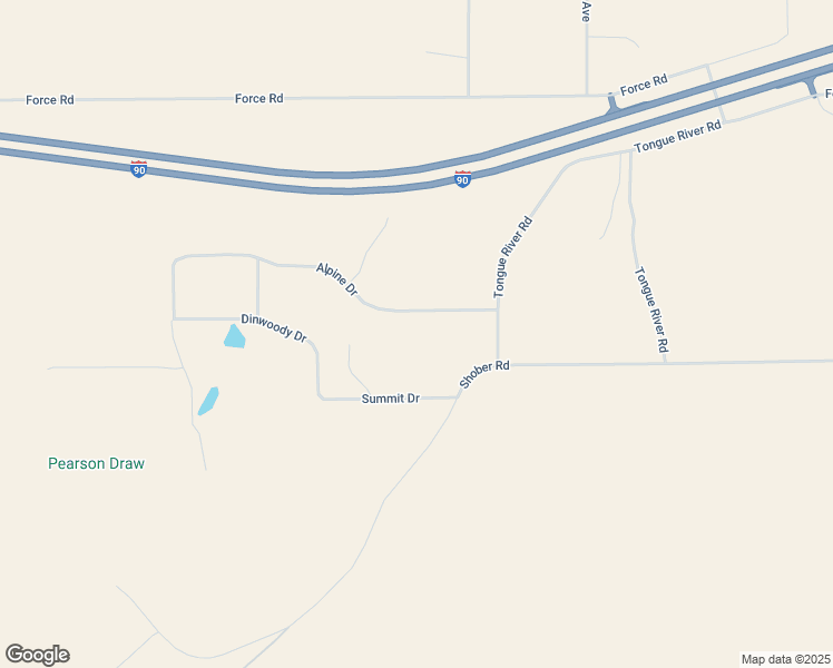 map of restaurants, bars, coffee shops, grocery stores, and more near 13 Alpine Drive in Gillette