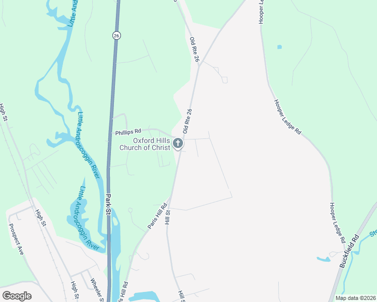 map of restaurants, bars, coffee shops, grocery stores, and more near 133 Paris Hill Road in Paris