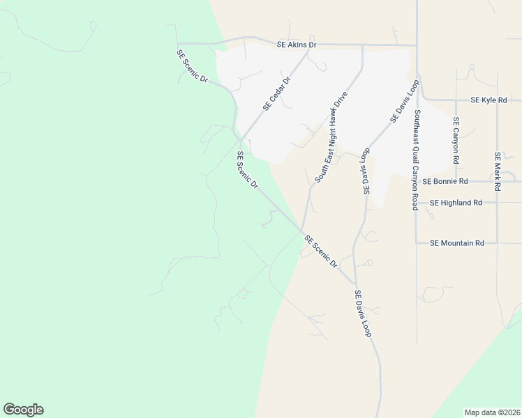 map of restaurants, bars, coffee shops, grocery stores, and more near 6997 Southeast Scenic Drive in Prineville