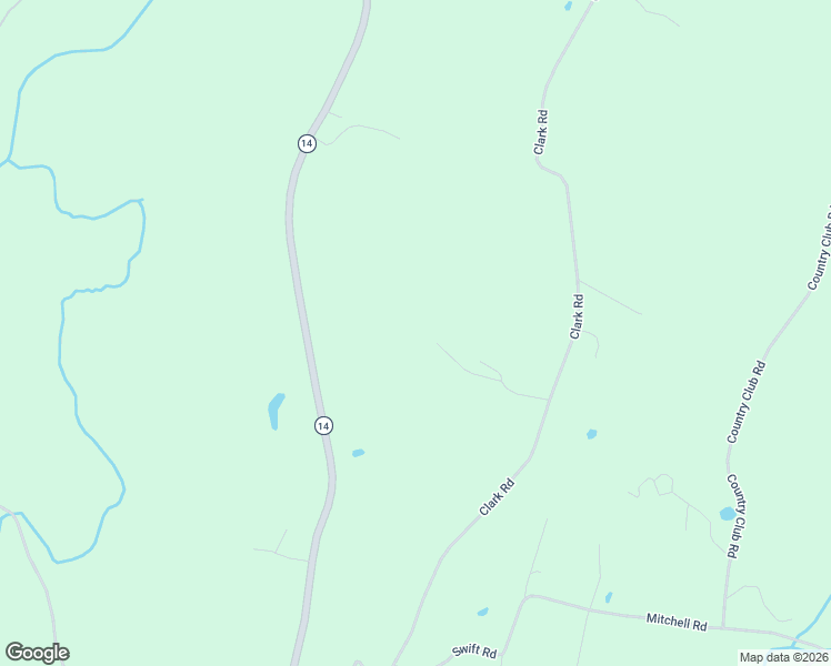 map of restaurants, bars, coffee shops, grocery stores, and more near 220 Vermont 14 in East Montpelier