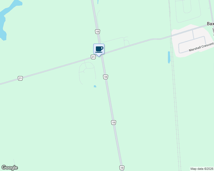 map of restaurants, bars, coffee shops, grocery stores, and more near 6604 County Road 10 in Simcoe County