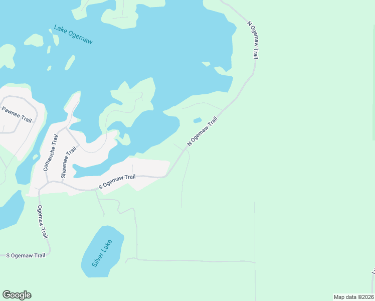 map of restaurants, bars, coffee shops, grocery stores, and more near 3195-3399 North Ogemaw Trail in West Branch