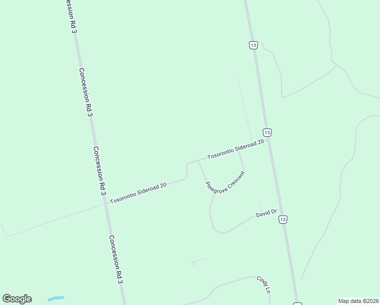 map of restaurants, bars, coffee shops, grocery stores, and more near 8480 Tosorontio Sideroad 20 in Adjala-Tosorontio